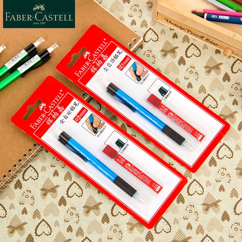 Faber Castell механический карандаш 0,5 мм автоматические карандаши записи активности карандаш с проводами пополнения офисные школьные принадлежности 1338
