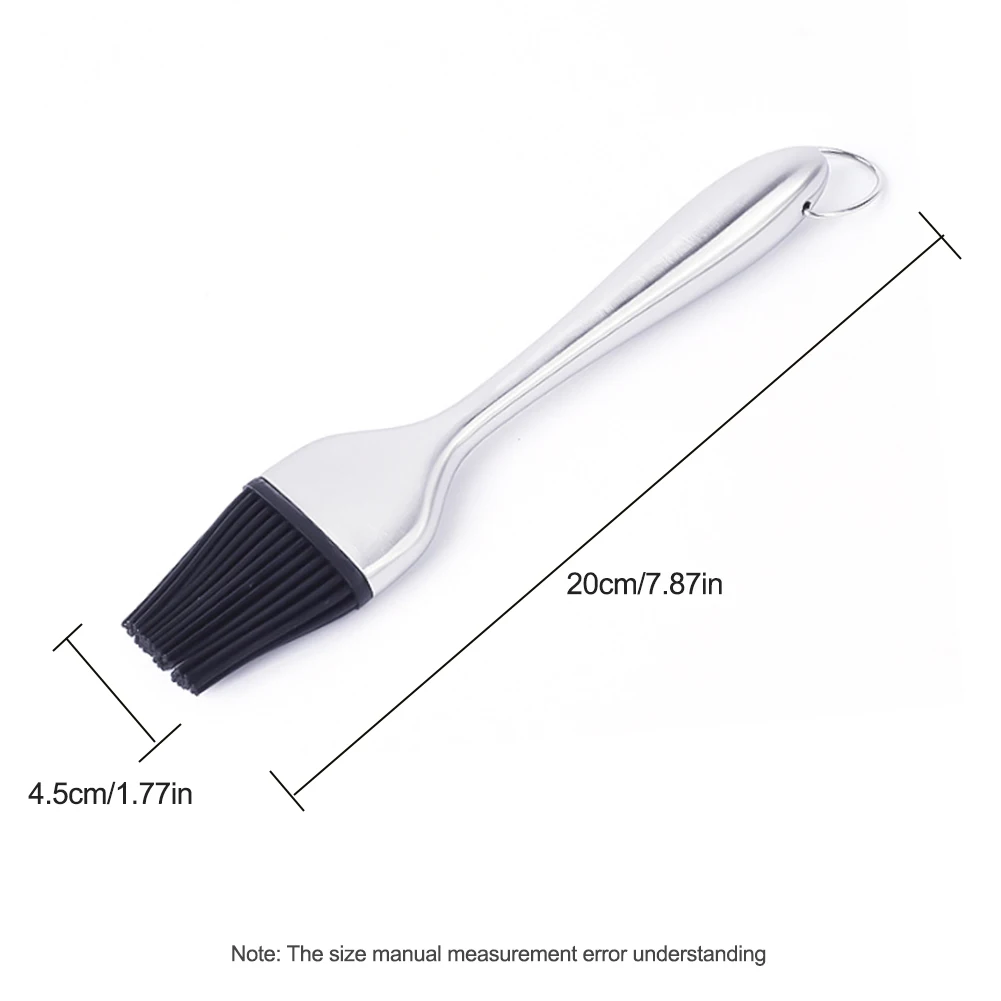

BBQ Tongs Basting Brush Set Silicone Oil Brush Kitchen Tongs BBQ Grill Food Meat Tongs Barbecue Tongs Oil Sauce Brush BBQ Tools