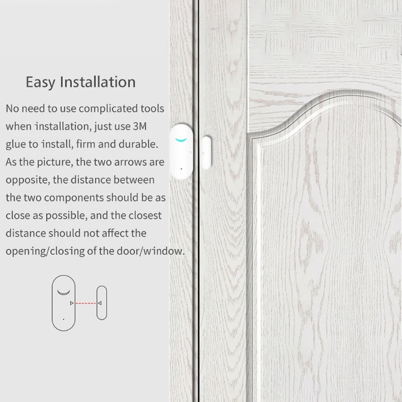 

Tuya WIFI Door Open / Closed Detectors Home Security Alarm System Wireless Smart Motion Sensor TUYA PIR Motion Detector