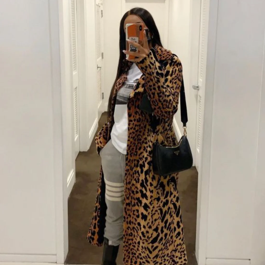 Женский весенний длинный двубортный Тренч ROENICK Женская облегающая модная крутая