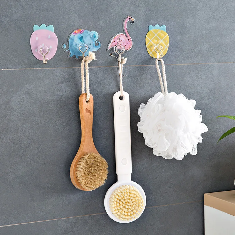 Креативная симпатичная крепкая клеящаяся Вешалка крючок на присоске