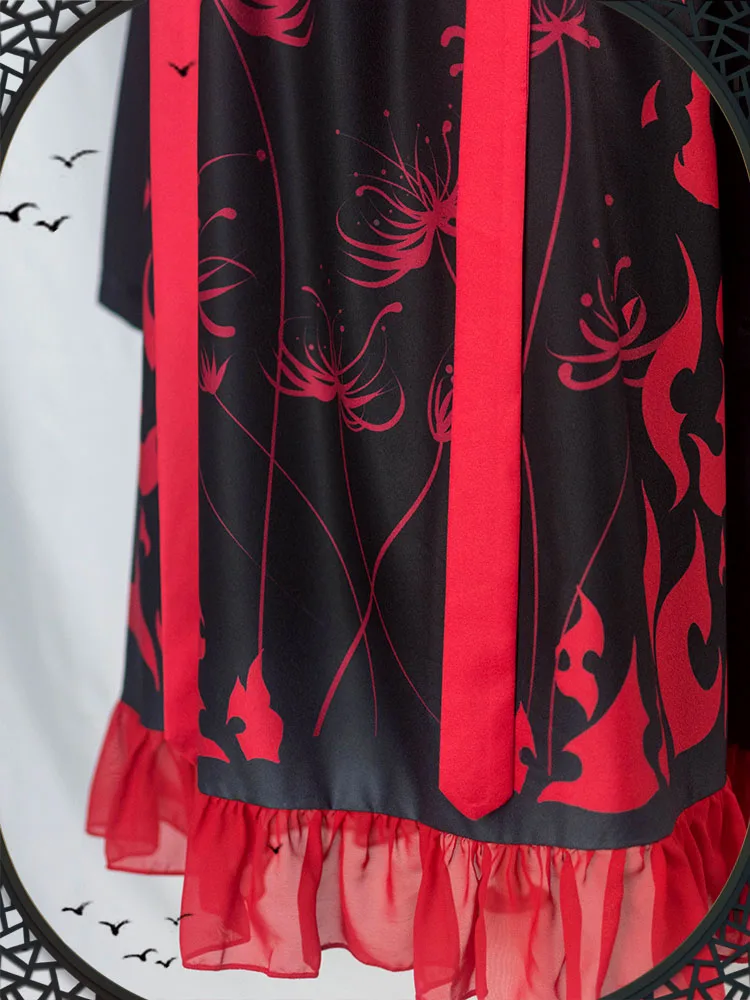 Mo дао ЗУ изображениями мультяшным героев косплей на каждый день Wei Wuxian Hanfu платья