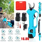 16,8 в беспроводной секатор, Электрический секатор для обрезки фруктовых деревьев с литий-ионной батареей