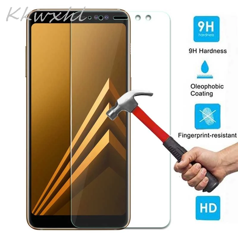 Закаленное стекло 9H для Samsung Galaxy A8 + 2018 6 &quotA8 Plus A730F A730F/DS A730 защитная стеклянная