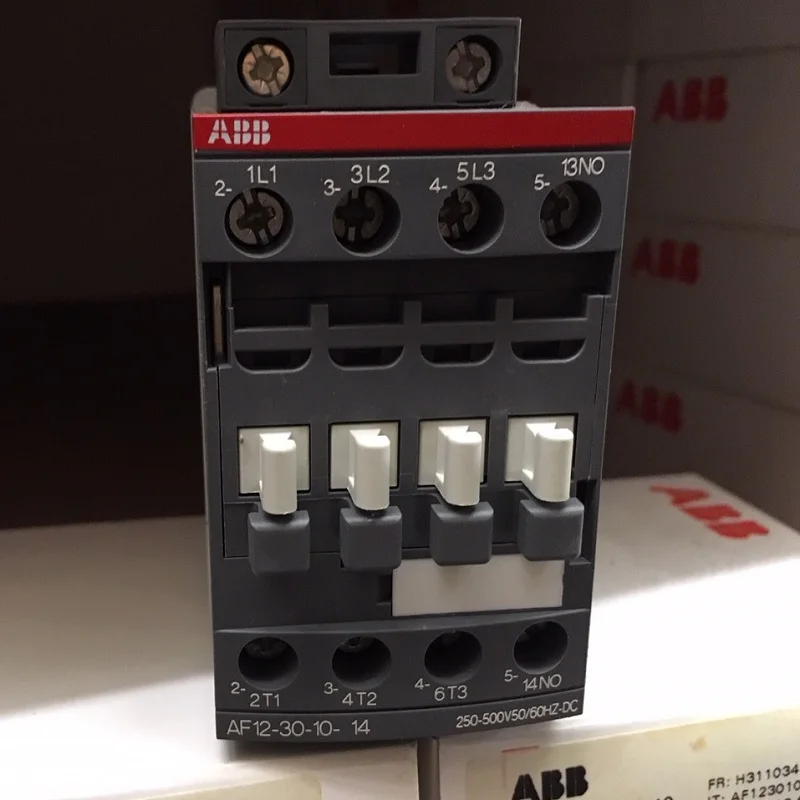 ABB 3-ploe контакторы AF серия AC/DC 1NC или 1NO 50 Гц/60 Гц 250V ~ 500V DC 250V-500V 12A 5.5kw AF12-30-10-14 AF12-30-01-14