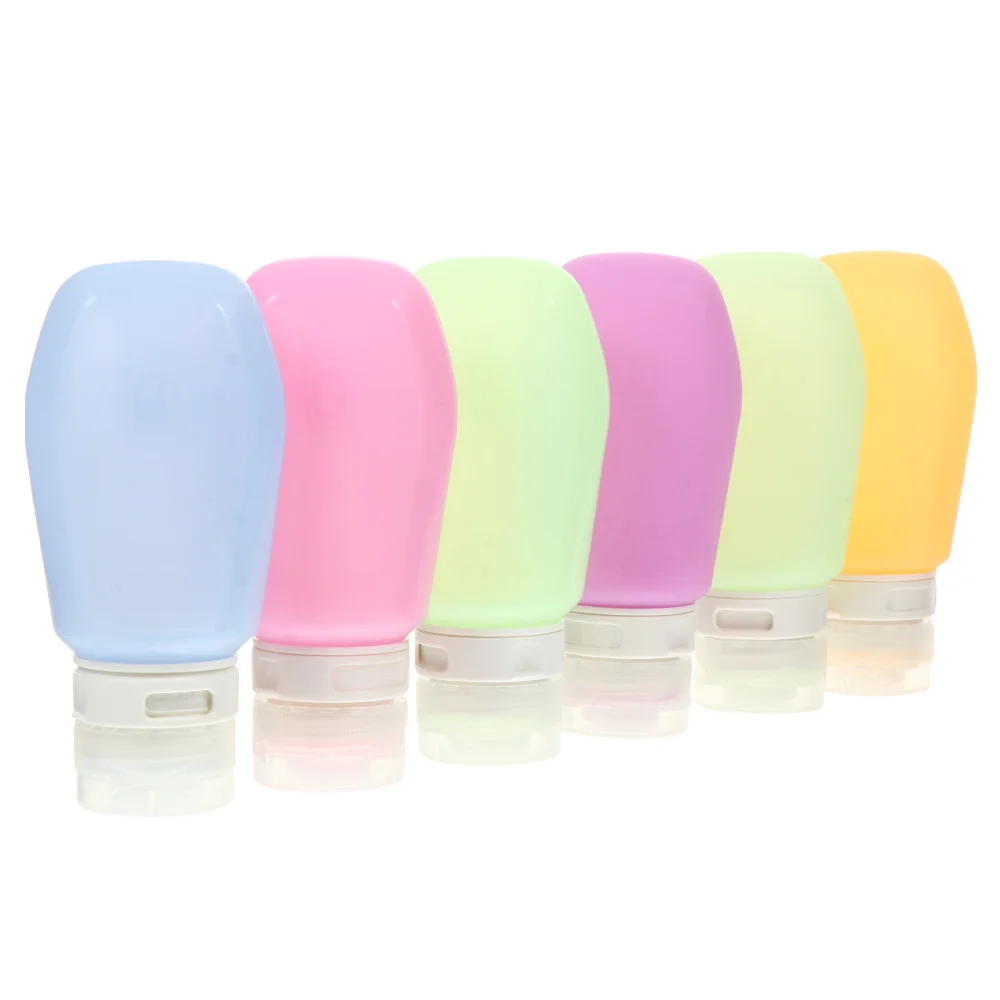 

6Pcs 89ML Storage Bottles Shampoo Bottles Portable Squeezable Refillable Lotion Dispenser Travel Bottles Container Toiletry Bott