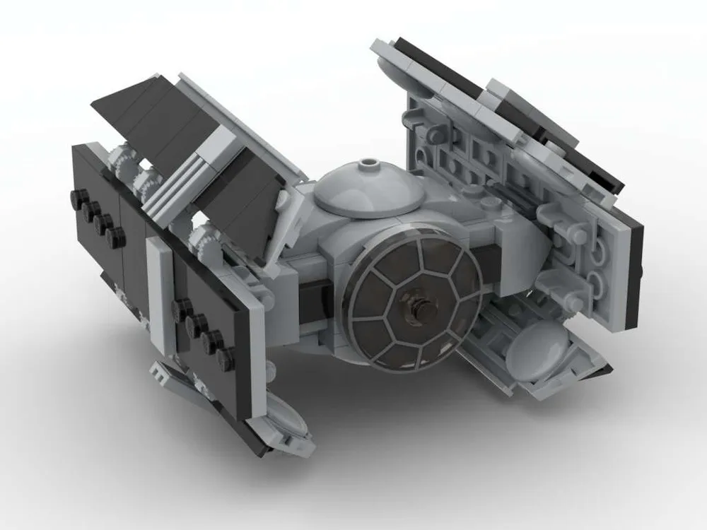 

2021MOC Space War building block MOC Mini spaceship cabin Empire fighter assembly toy model children's gift