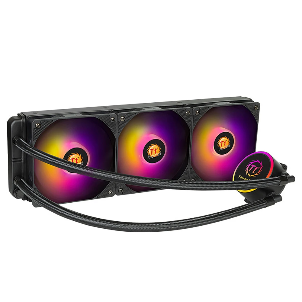 Thermaltake 360 Riing/240 Riing ARGB AIO CPU охладитель жидкости PWM вентиляторы синхронизация эффект