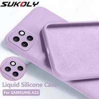 liquid silicone case for samsung a22 a82 5g a32 4g m51 full protector case for samsung s21 fe s20 ultra plus quantum 2 cover