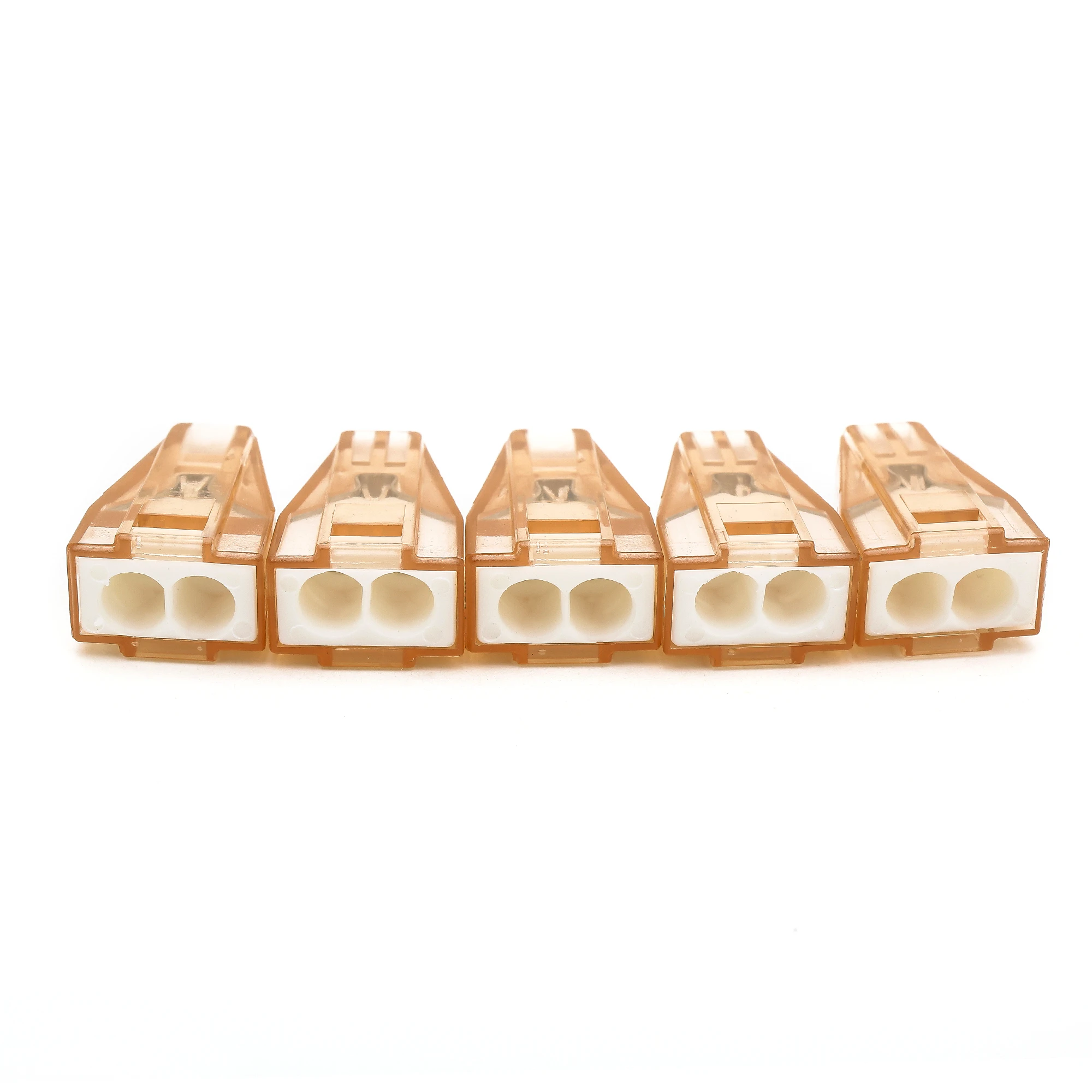 

100PCS LED lighting Electrical crimp connectors 2 wire conductor Building wiring terminal block PCT-602/773-602