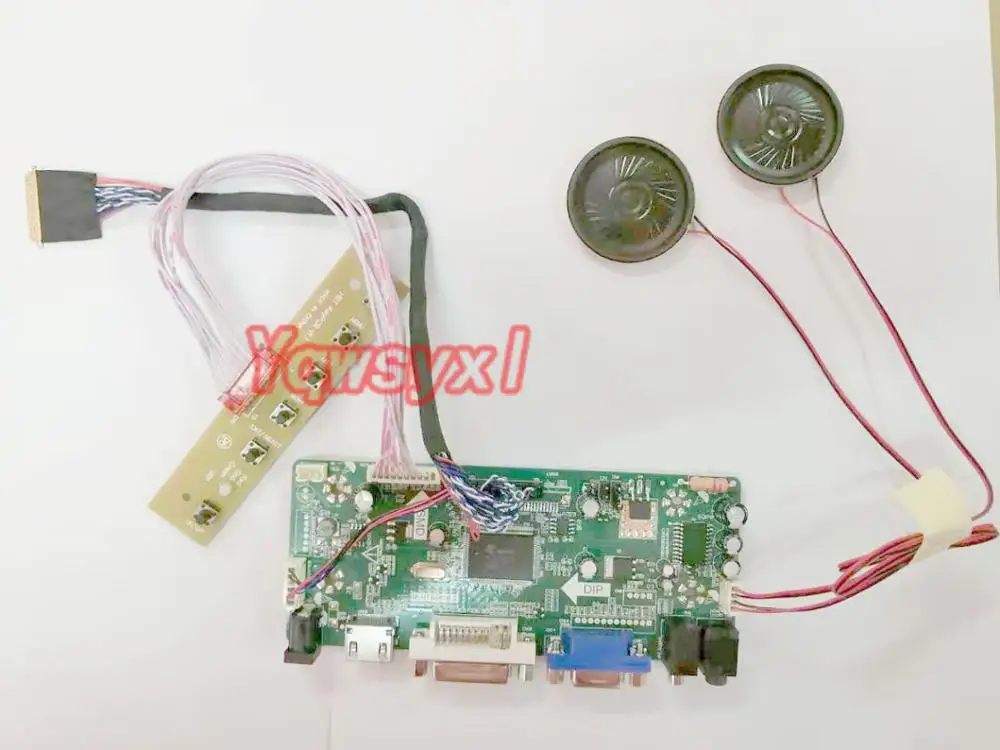 Контрольная плата Yqwsyxl монитор с динамиком для B116XW03 V.2 V2 HDMI + DVI VGA ЖК-дисплей