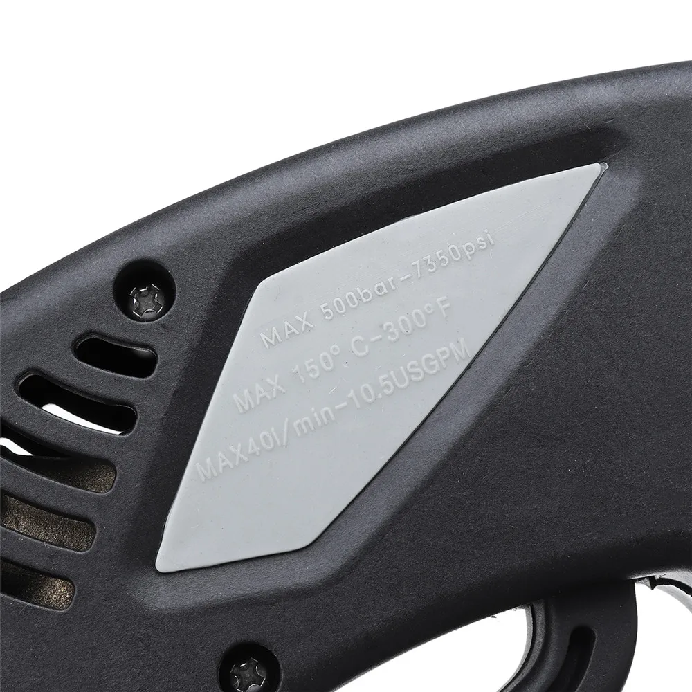 

High Pressure Car Wash Water Gun Spray Nozzle Washer 500bar-7350psi Interface Outer Wire 16.5mm with 5pcs nozzle GMP2.5 jetting