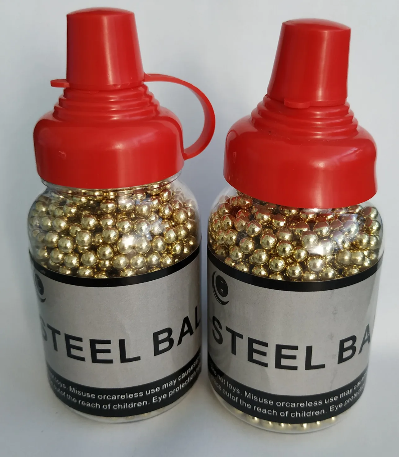 2bottle1500Qty 4,5 мм углеродистая сталь с латунным покрытием точность BBS гранулы Патроны Упаковка для бутылок