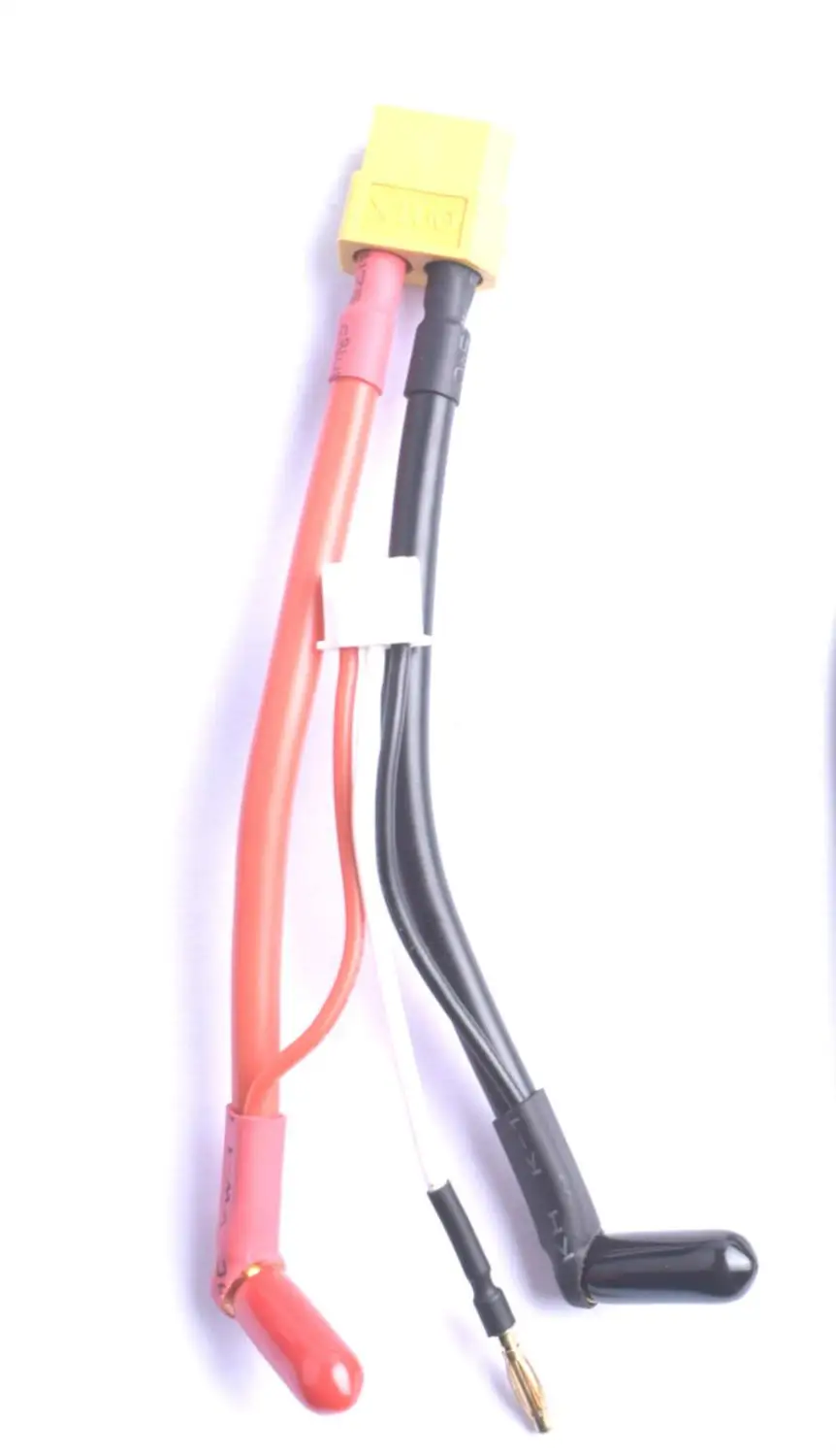 Hardcase Lipo жгут 2S JST XH баланс XT60 Tamiya Deans EC3 EC5HXT Traxxas штекер на 90 градусов 4,0 мм Цилиндрический разъем с крышкой - Цвет: 1 Pcs XT60 to 4.0mm