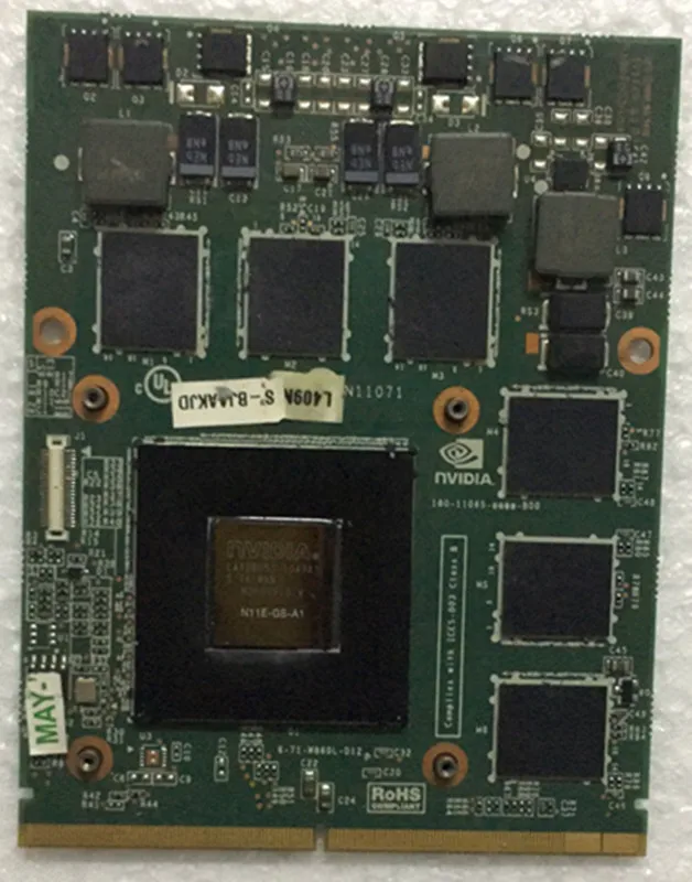 Для Terrans Force для CLEVO P151HM P150HM GTX460M Графика карты 6 77 W860L D12 M N11E GS A1 DDR5 видеокарта 100%