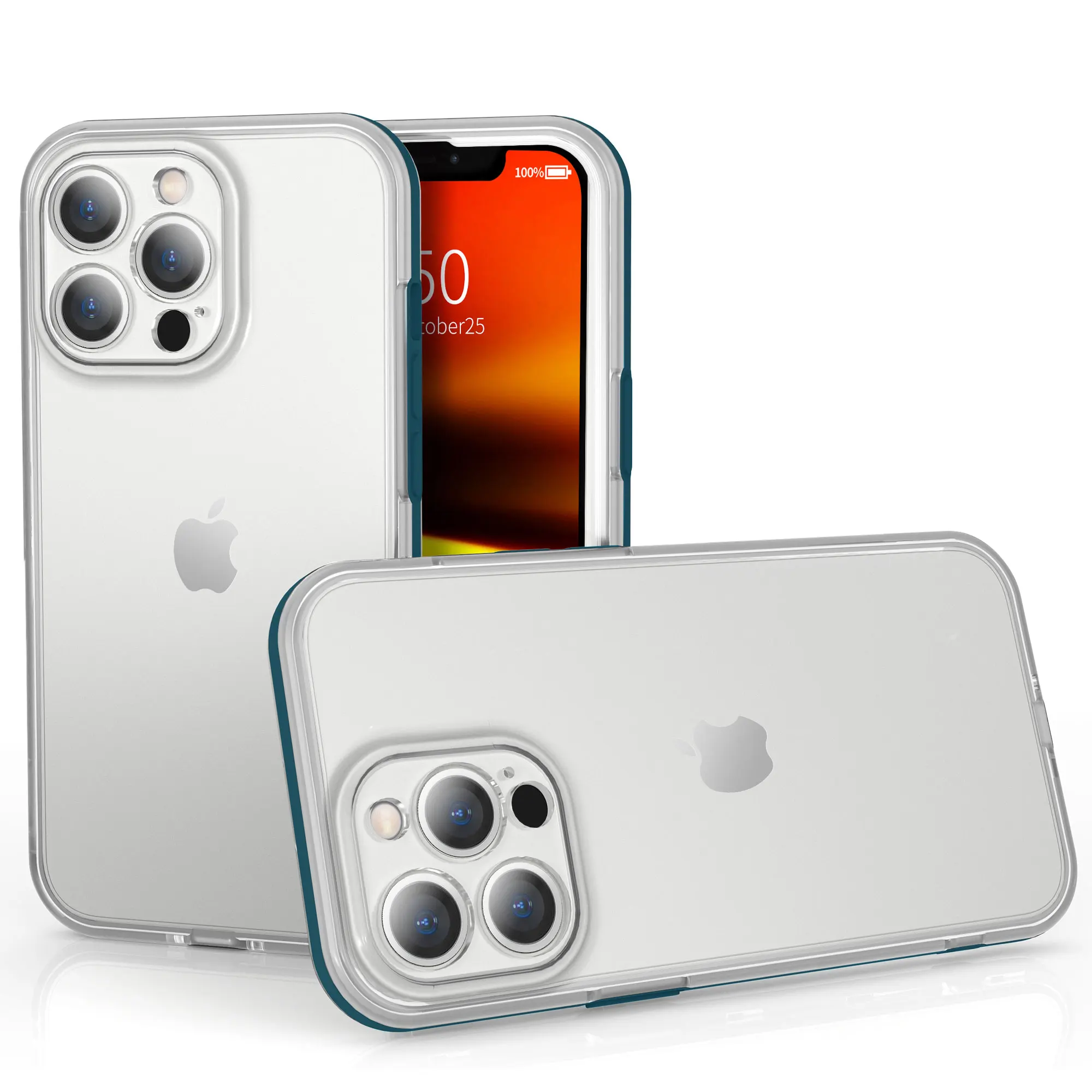 

Hybrid Shockproof 360 Full Protection Matte Case For iPhone 13 12 11 Pro Max XR XS MAX 6 7 8 Plus Lens Protection Back Cover