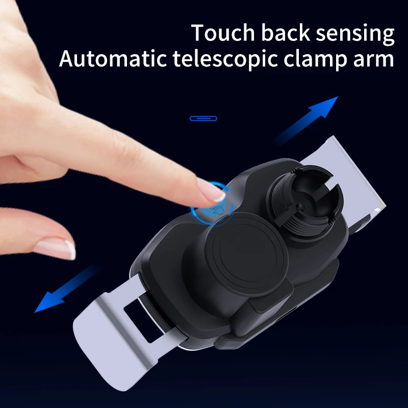 automatic mobile phone holder mobile phone clip small volume in car cell holder support smartphone free global shipping
