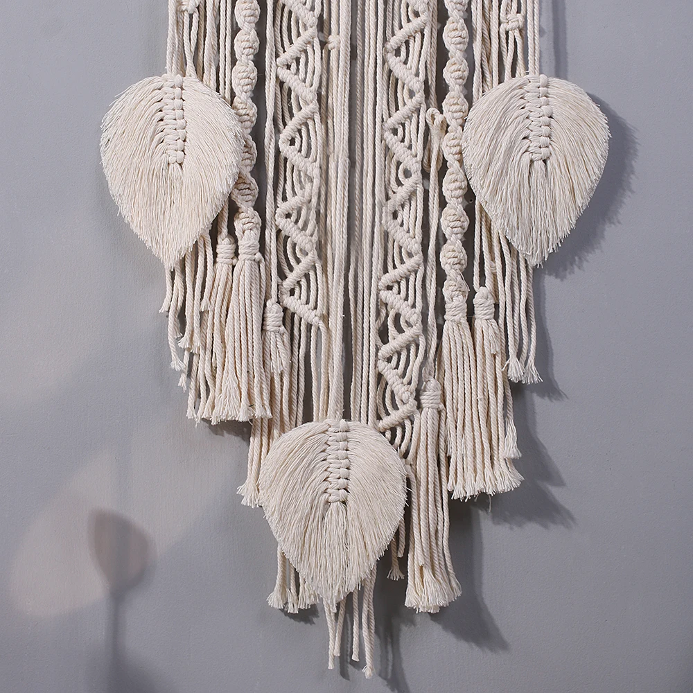 

Moon Macrame Wall Hanging Boho Wall Decor Home Decorations for Apartment Bedroom Living Room Dorm Nursery Kids Room