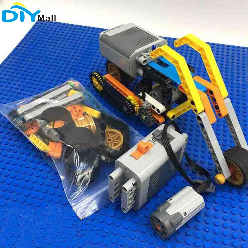 

101pcs Technic Power Functions MOC Parts 5M-D DIY Robot Car Set M-Motor Battery Box For Lego Legoeds Building Blocks