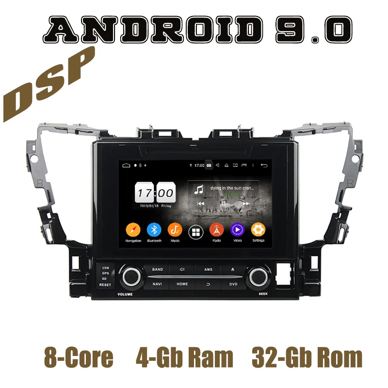 Android 9 0 Автомобильный GPS dvd-плеер для toyota Alphard 2015-2018 с восьмиядерным 4 + 64 Гб DSP Авто