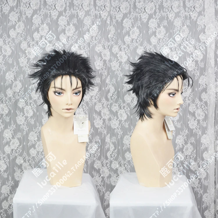 Аниме Steins Gate Okabe Rintarou черные короткие термостойкие синтетические волосы для