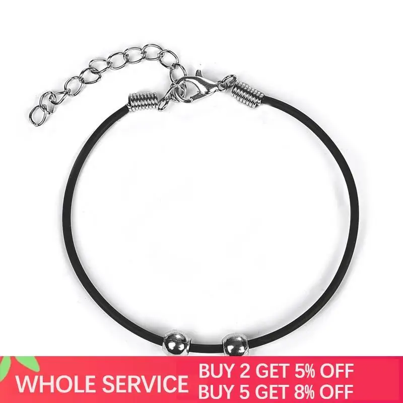 20 шт. кожаный браслет цепочка сделай сам ювелирное изделие шнур с застежкой