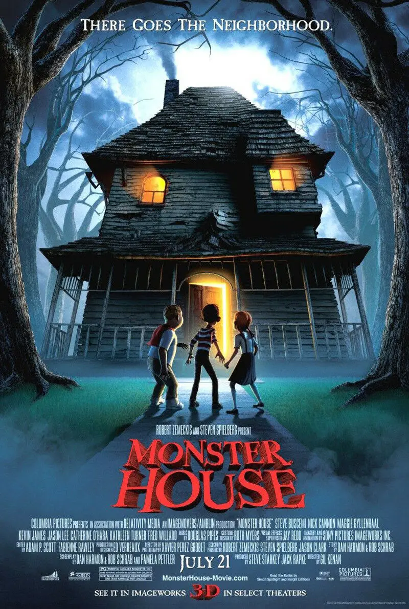 

MONSTER HOUSE MOVIE Art Silk Poster Print 24x36inch