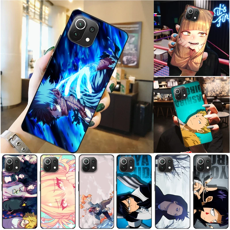 

My Hero Academia Tomura Boku Bakugou Katsuki Dabi Shigaraki Todoroki Shouto Phone Case For Xiaomi 11 Lite Pro Ultra Funda Cases