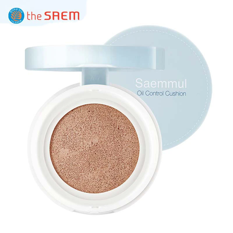 

The Saem Saemmul Oil Control Cushion BB Cream 12g Make Up Air Cushion Moisturizing Foundation Air-Permeable Korean Cosmetics