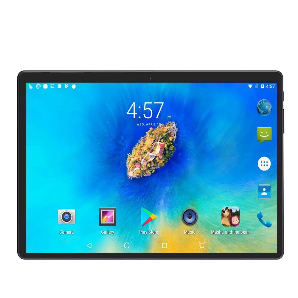 Новейший 10,1 дюймовый планшетный ПК Android 9,0 3G/4G LTE десять ядер 8 ГБ ОЗУ 128 Гб ПЗУ Две сим-карты 10,8 Мп Bluetooth Wi-Fi Android планшет
