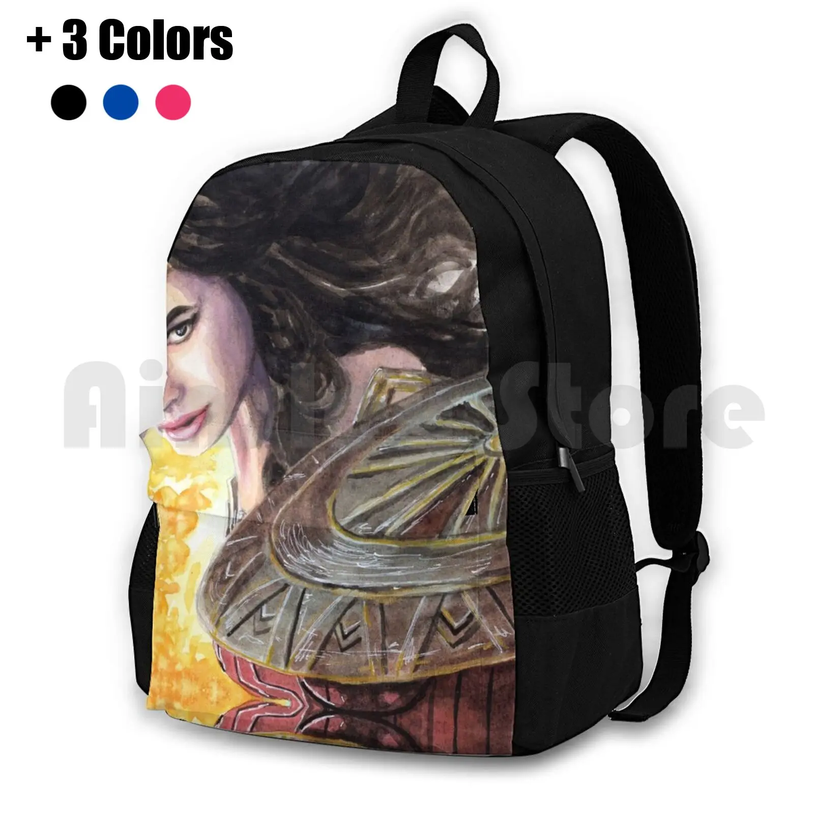 

The Outdoor Hiking Backpack Riding Climbing Sports Bag Watercolro Comicbook Superhero