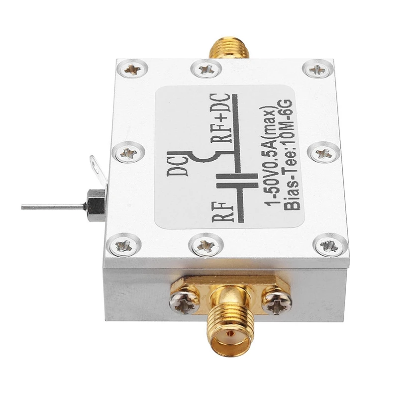 RF Biaser Bias Tee 10MHz-6GHz DC Blocker коаксиальный канал для HAM Radio RTL SDR LNA низкий уровень шума