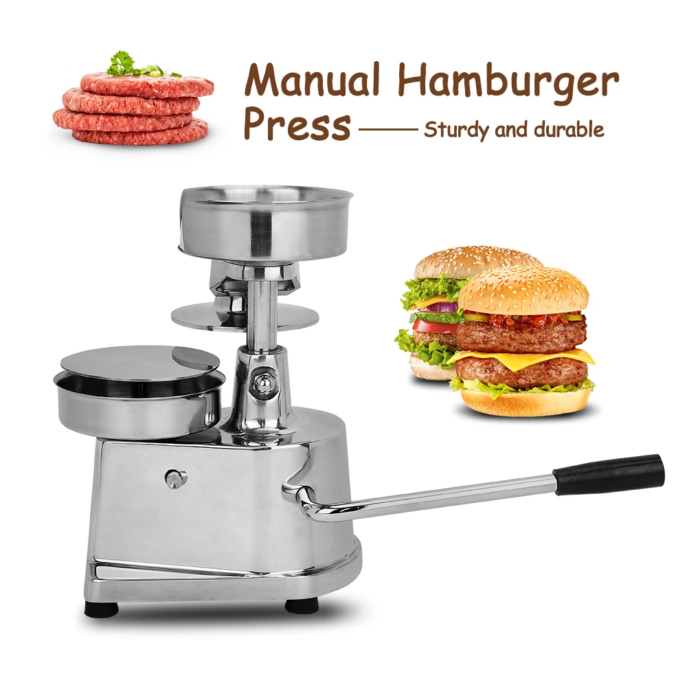 Ручная пресс-машина GZZT для гамбургеров мясорубка из алюминиевого сплава 100 мм/130