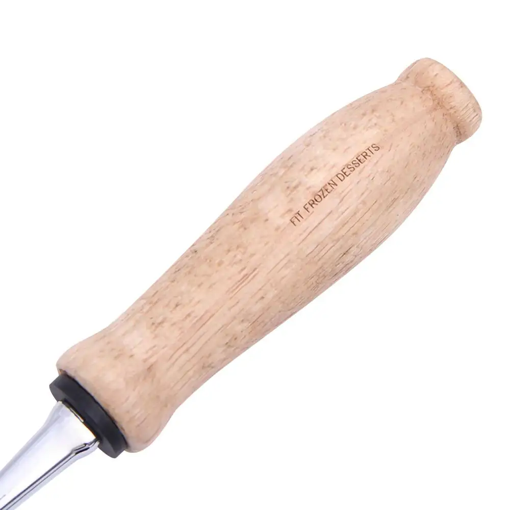 

1PC Ice Cream Scoop Stainless Steel Mash Potato Spoon Kitchen Tool Server Food