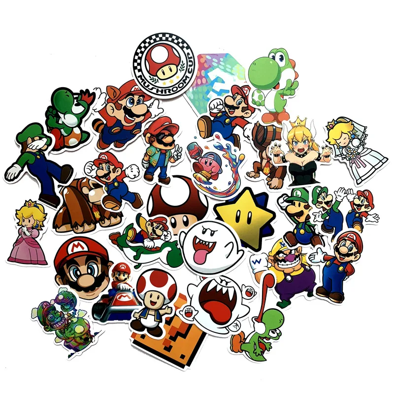 Rsitute R895 50 шт./компл. Классическая наклейка для скрапбукинга с героями игр гитары