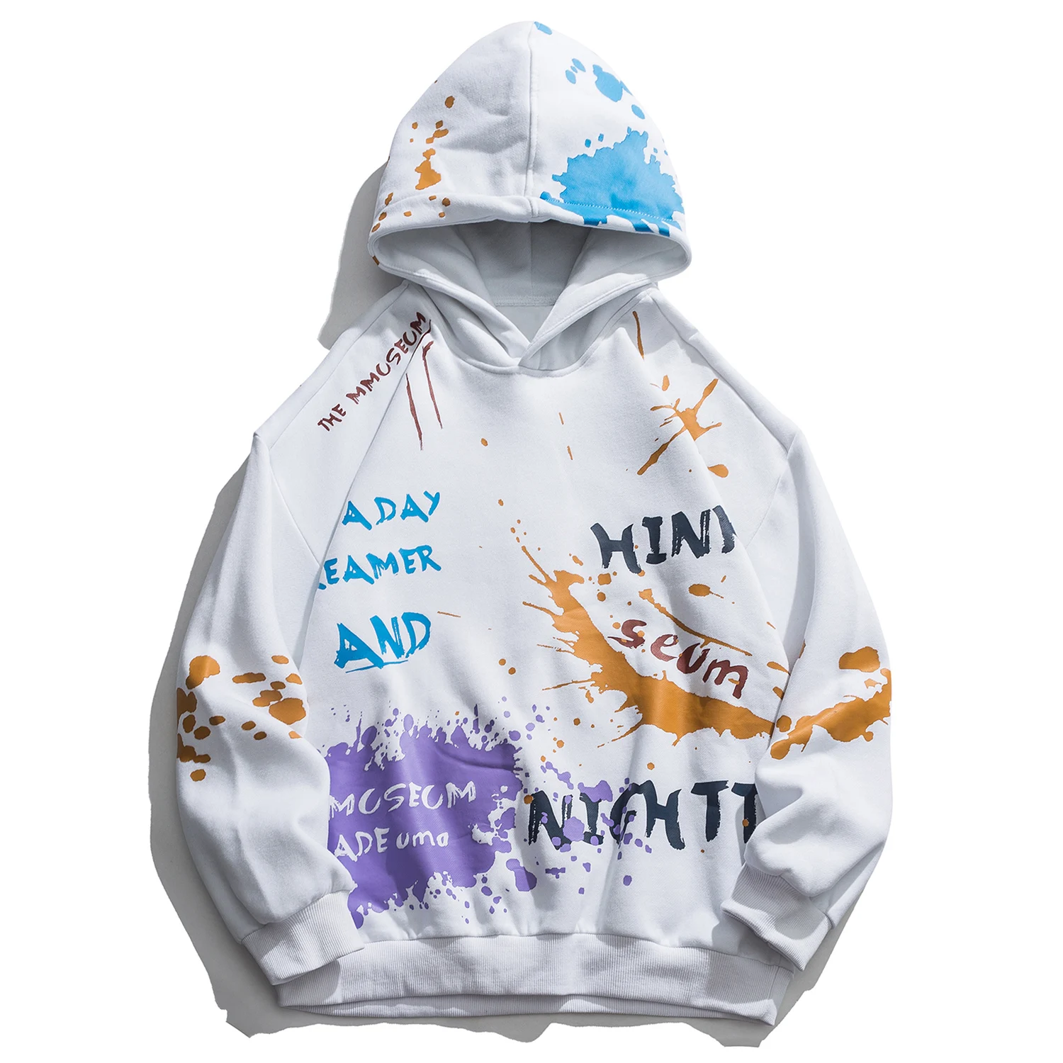 Aelfric Eden толстовки с капюшоном принтом в виде букв мужские стиле Харадзюку модные