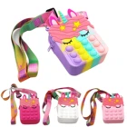 Новый Popper сенсорный Popete, силиконовый пузырьковый фиджет с сенсорными игрушками, сумка для хранения Popite, декомпрессионный Кошелек для монет Popo It