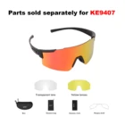 KE9407 поляризационные линзы красного, синего, зеленого цвета, фотохромные Сменные линзы, велосипедные солнцезащитные очки для езды на велосипеде, подходящая оправа для очков