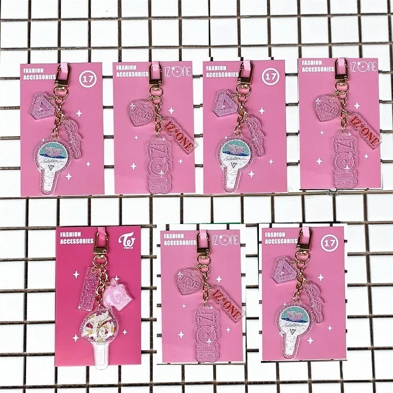 KPOP Izone Two want One акриловый держатель Веревка для телефона брелок ключей Kpop кольцо