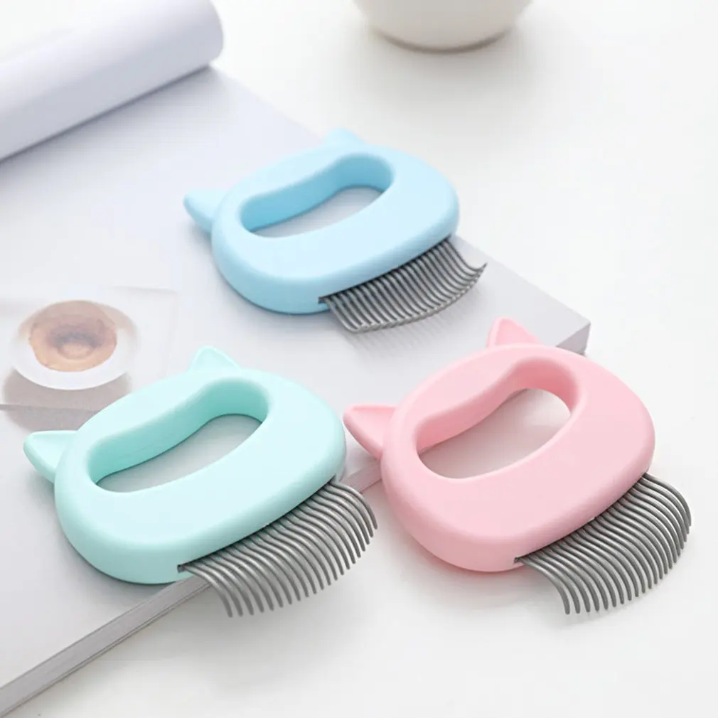 

1 Pcs Long hair short hair comb cat shell comb cat special hair removal pilose hair removal comb cat ear shell comb