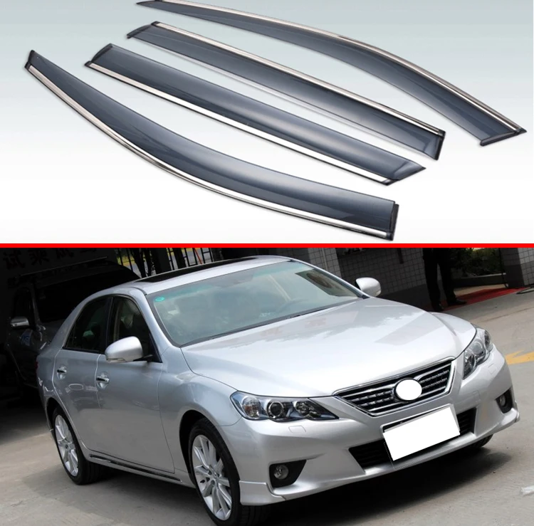 

4 шт., пластиковый Наружный козырек для Toyota Reiz 2010 2011 2012 2013 2014