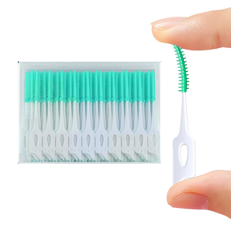 40 шт. Мягкие Силиконовые Зубные щётки для отбеливания зубов | Красота и здоровье