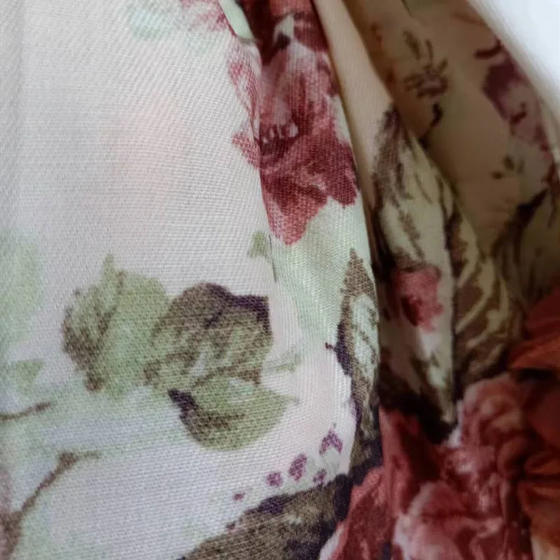 2 шт. детское платье с длинным рукавом и цветочным принтом | Детская одежда обувь