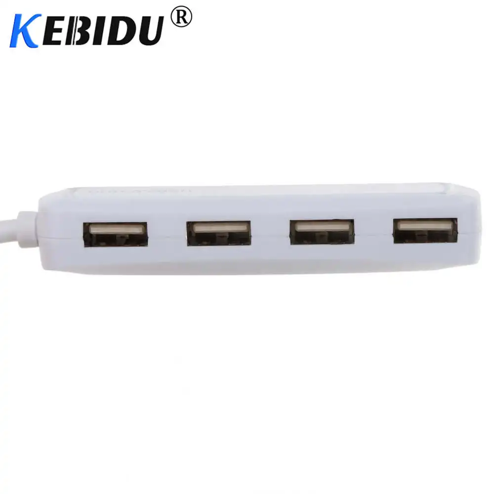 Разветвитель kebidu с Type C на USB 2 0 4 порта 3 1 высокоскоростной адаптер для ПК ноутбука