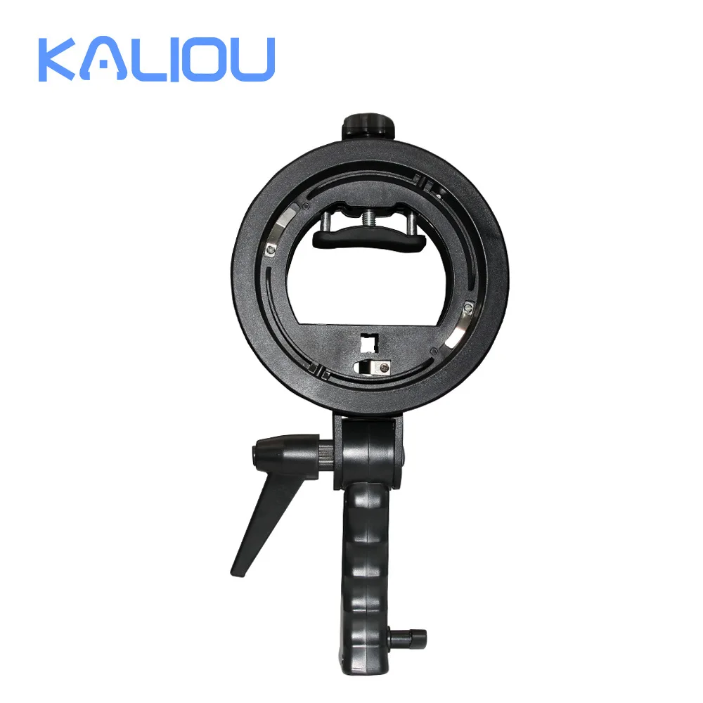 

Handheld Grip S-Type Flash Bracket Elinchrom S Mount Holder for Speedlight Flash Light Stand Umbrella Holder Softbox Honeycomb