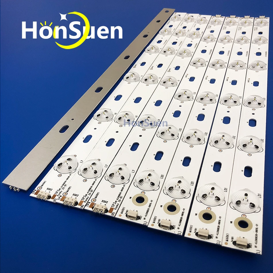 

Светодиодная лента для подсветки для Toshiba Dl3954(a)f Konka LED40F3300DC 35016696 35016697, 8 шт.