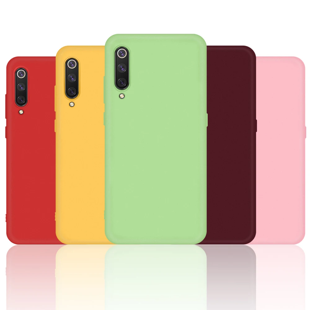 Мягкие чехлы из ТПУ для телефона Xiao mi Red 7 Note 6 5 Pro Liquid Silicone Back Защитная крышка Xiaomi 8