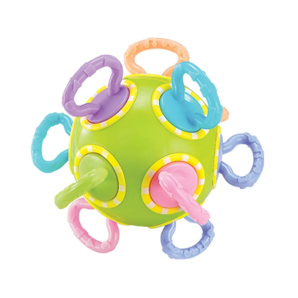 

Hand Grasp The Ball Infant Puzzle Molar Rod, Grasp The Rattle Ball Can Bite The Teether 0-8 Months 333