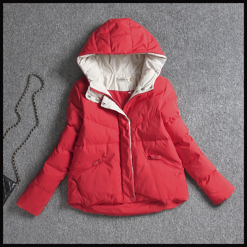 New Autumn Winter 2020 Women Parka Short Down Cotton Padded Coats Female Jacket Korean Manteau Femme 0040 KJ4452 | Женская одежда