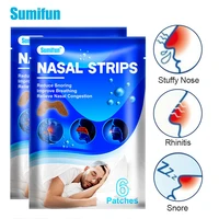 6pc nose rhinitis sinusitis strips nasal congestion treat patch runny nose sticker sleep breathing smoothly stop snoring plaster